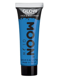 Moon Glow - Glow in the Dark Face Paint, Blue Dress Loud