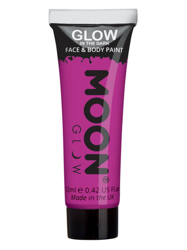 Moon Glow - Glow in the Dark Face Paint, Purple Dress Loud