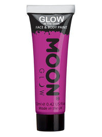 Moon Glow - Glow in the Dark Face Paint, Purple Dress Loud