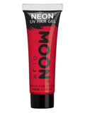 Moon Glow Intense Neon UV Hair Gel, Intense Red Dress Loud