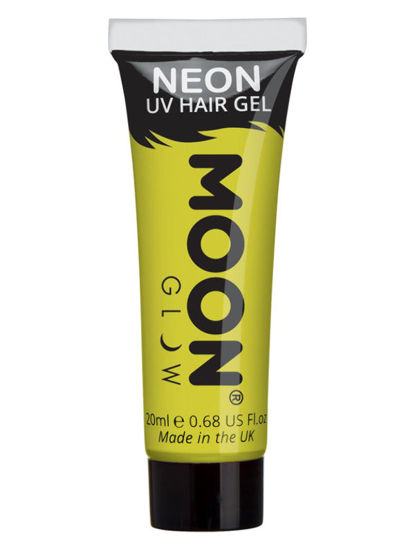 Moon Glow Intense Neon UV Hair Gel, Intense Yellow Dress Loud