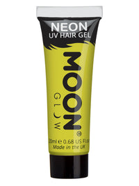 Moon Glow Intense Neon UV Hair Gel, Intense Yellow Dress Loud