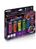 Moon Glow Intense Neon UV Hair Streaks, Assorted Dress Loud
