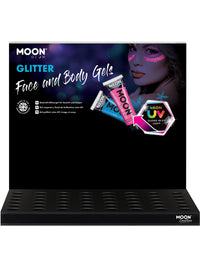 Moon Glow Neon UV Fine Glitter Gel, Dress Loud