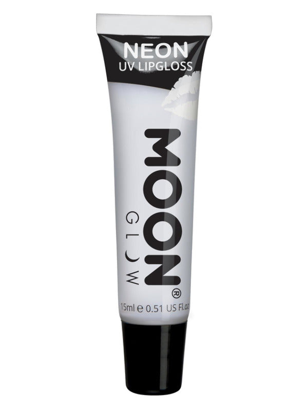 Moon Glow Intense Neon UV Fruity Lipgloss, White Dress Loud