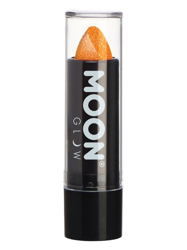 Moon Glow - Neon UV Glitter Lipstick, Orange Dress Loud