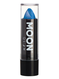 Moon Glow - Neon UV Glitter Lipstick, Blue Dress Loud