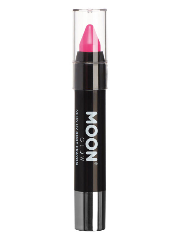 Moon Glow Pastel Neon UV Body Crayons, Pastel Pink Dress Loud
