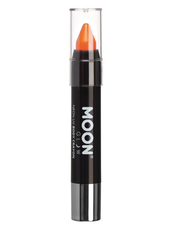 Moon Glow Pastel Neon UV Body Crayons, Pastel Oran Dress Loud