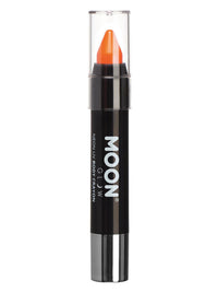 Moon Glow Pastel Neon UV Body Crayons, Pastel Oran Dress Loud
