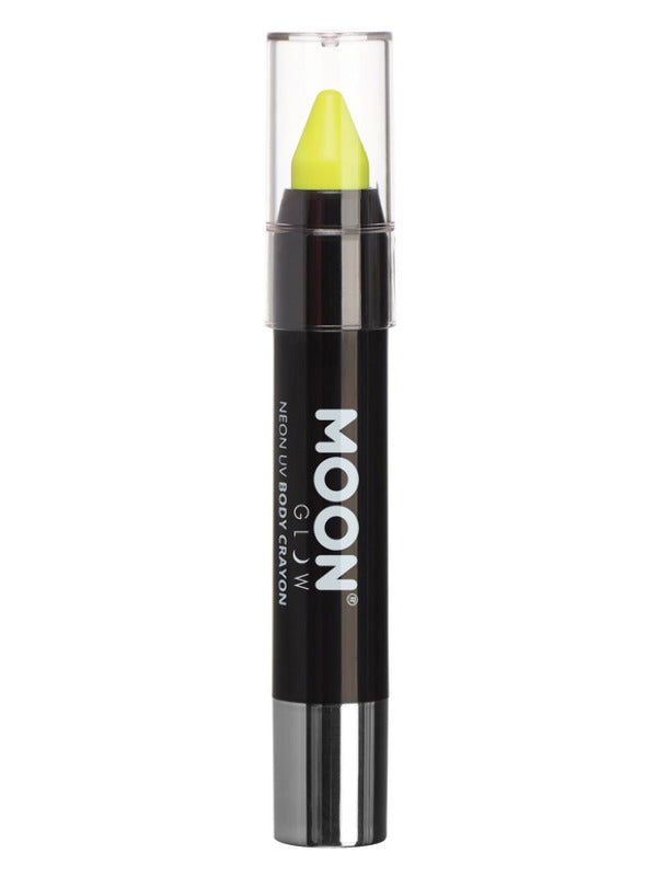 Moon Glow Pastel Neon UV Body Crayons, Pastel Yell Dress Loud