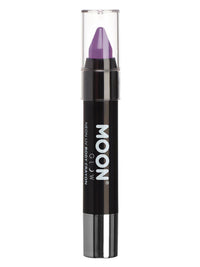 Moon Glow Pastel Neon UV Body Crayons, Pastel Lila Dress Loud
