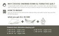Onewind Hammock Topquilt Poncho  (2 °C - 10 °C) - Large Dress Loud