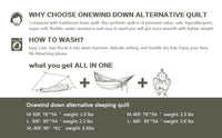 Onewind Hammock Topquilt Poncho  (2 °C - 10 °C) - Large Dress Loud