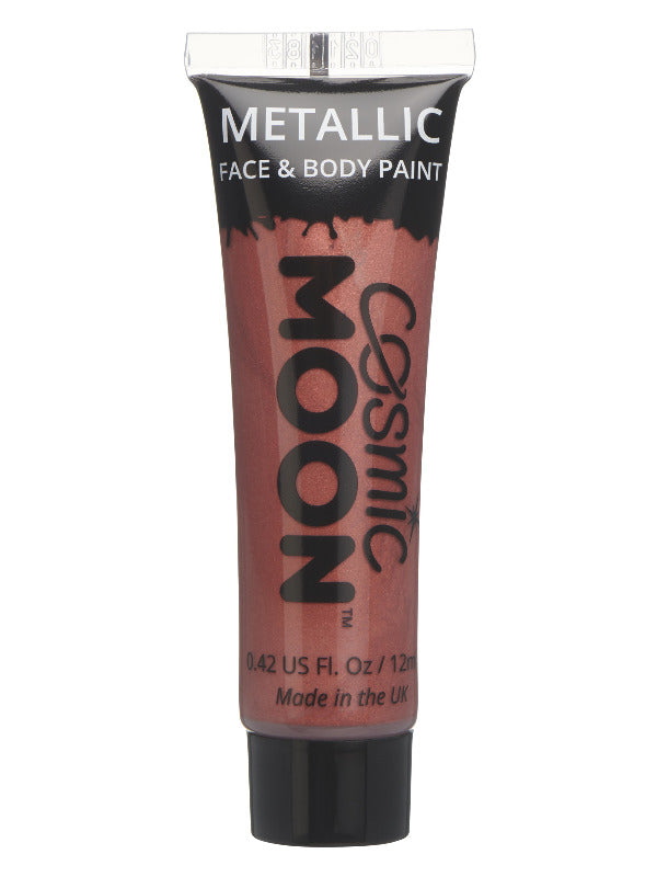 Cosmic Moon Metallic Face & Body Paint, Red Dress Loud