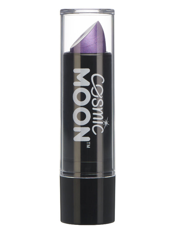 Cosmic Moon Metallic Lipstick, Purple Dress Loud