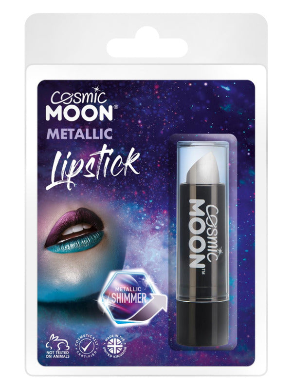 Cosmic Moon Metallic Lipstick, Silver Dress Loud