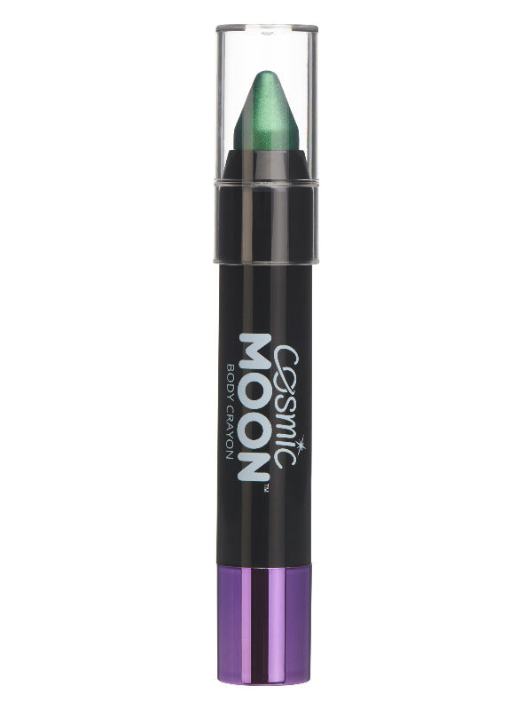 Cosmic Moon Metallic Body Crayons, Green Dress Loud