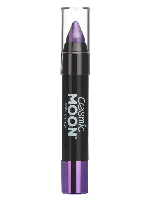 Cosmic Moon Metallic Body Crayons, Purple Dress Loud