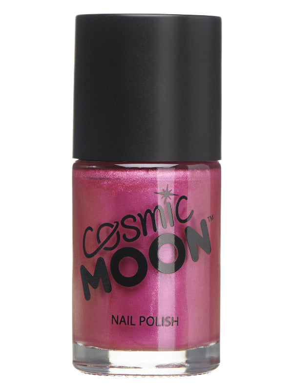 Cosmic Moon Metallic Nail Polish, Pink Dress Loud