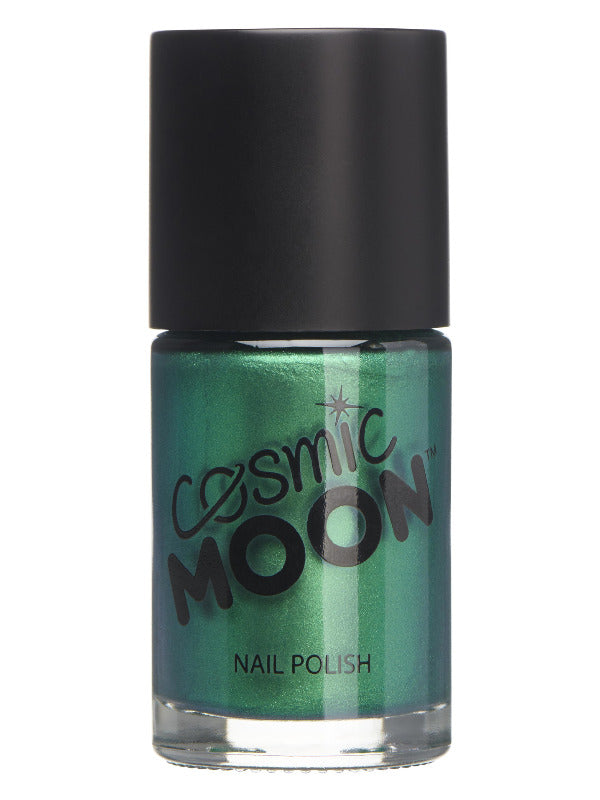 Cosmic Moon Metallic Nail Polish, Green Dress Loud