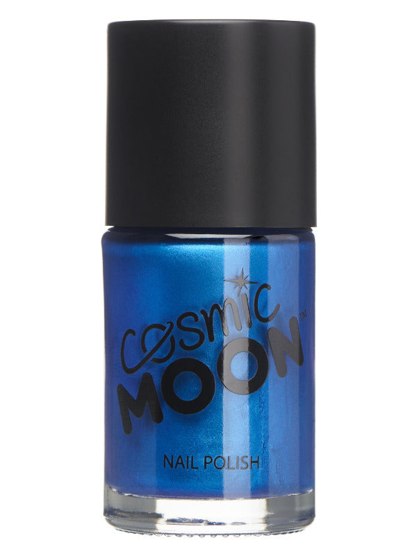 Cosmic Moon Metallic Nail Polish, Blue Dress Loud