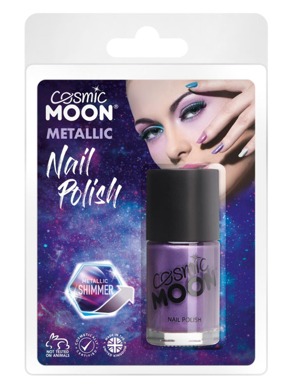 Cosmic Moon Metaillic Nail Polish, Purple Dress Loud