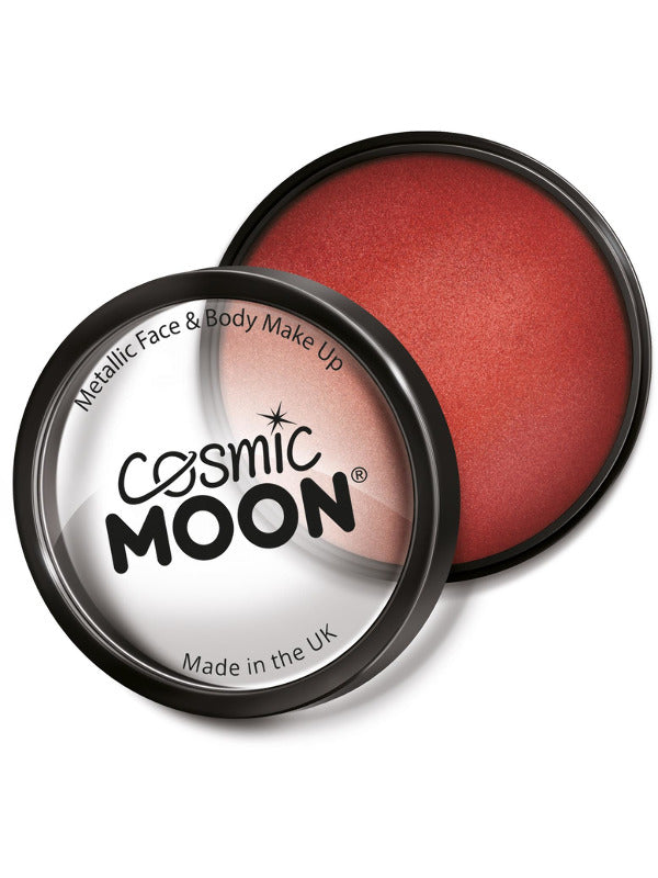Cosmic Moon Metallic Pro Face Paint Cake Pots, Red Dress Loud