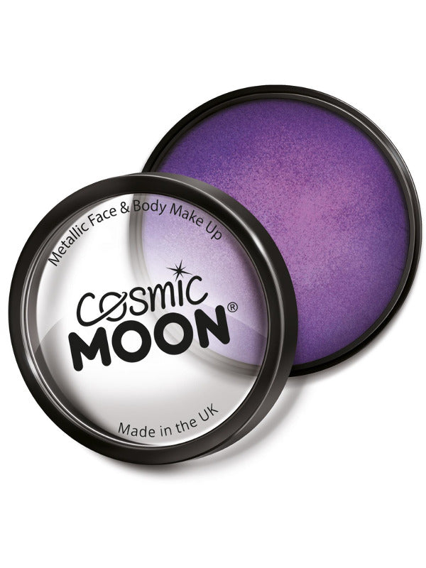 Cosmic Moon Metallic Pro Face Paint Cake Pots, Pur Dress Loud