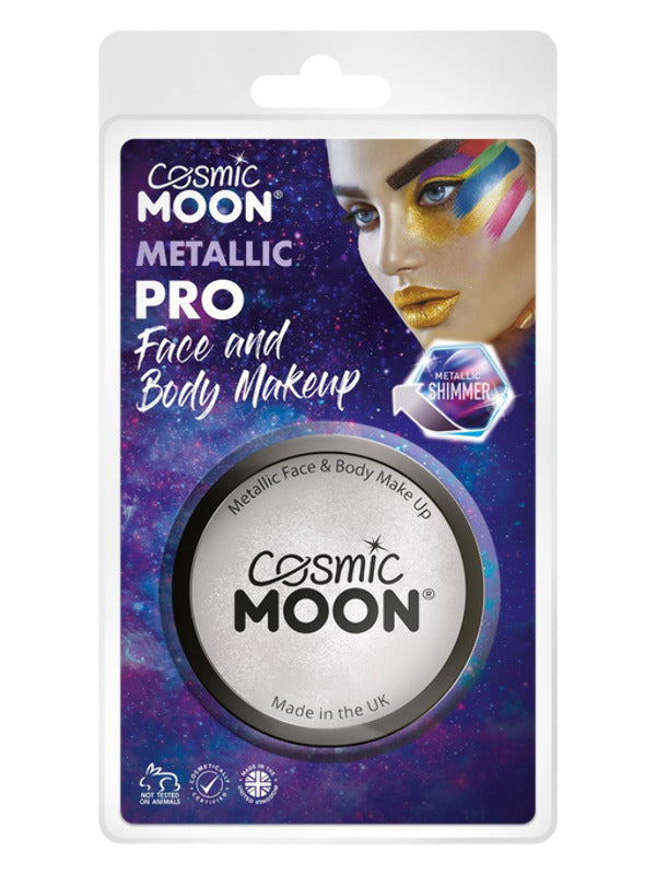 Cosmic Moon Metallic Pro Face Paint Cake Pots, Sil Dress Loud