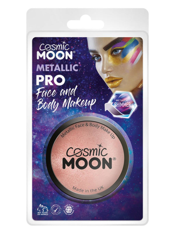 Cosmic Moon Metallic Pro Face Paint Cake Pots, Ros Dress Loud