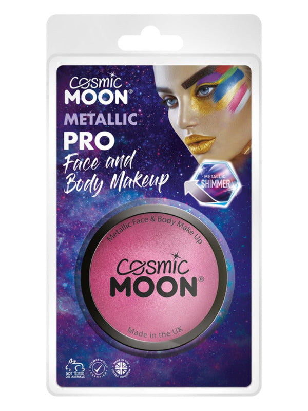 Cosmic Moon Metallic Pro Face Paint Cake Pots, Pin Dress Loud