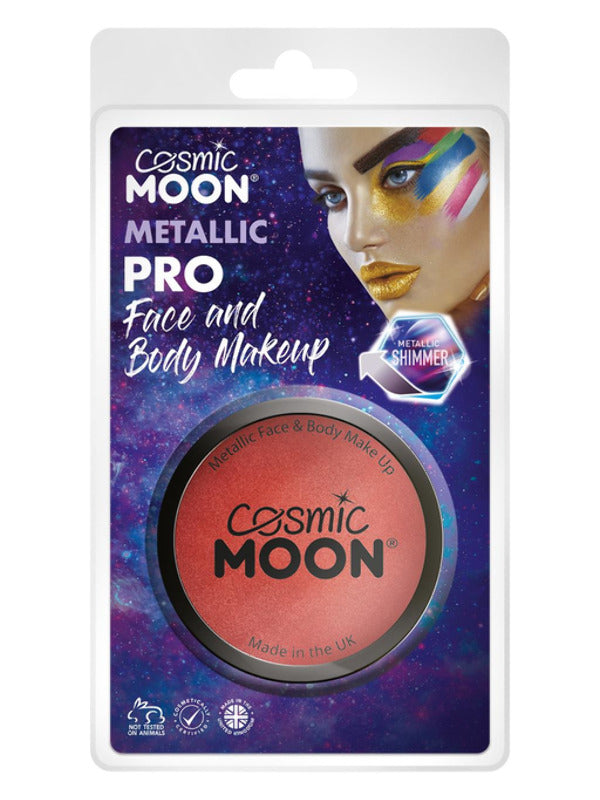 Cosmic Moon Metallic Pro Face Paint Cake pots, Red Dress Loud