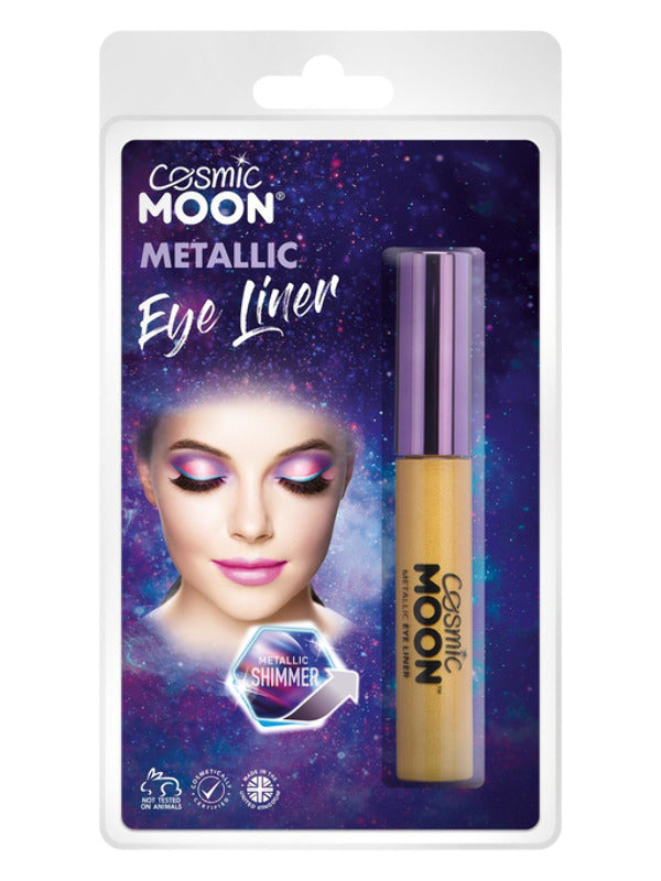 Cosmic Moon Metallic Eye Liner, Gold Dress Loud