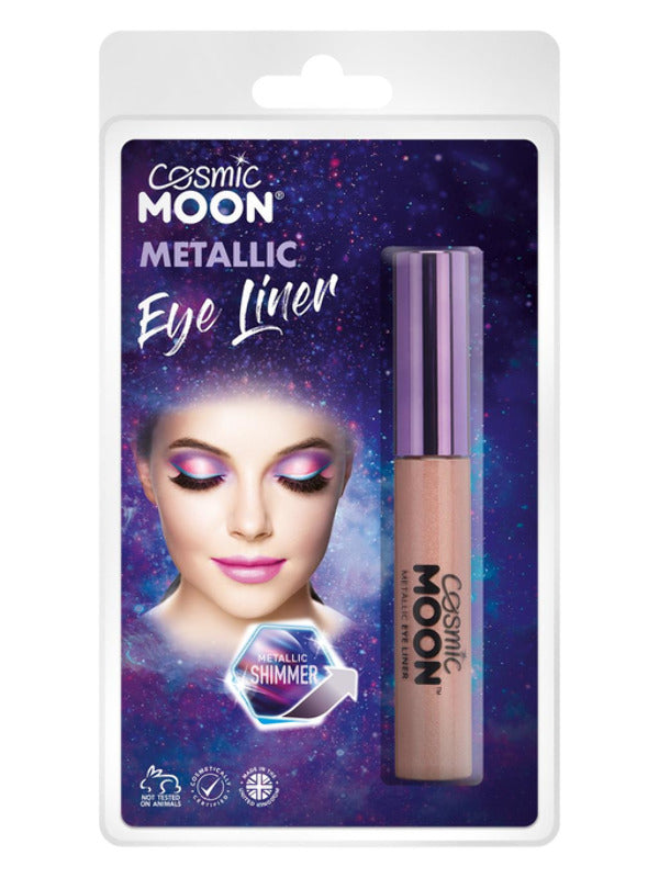 Cosmic Moon Metallic Eye Liner, Rose Gold Dress Loud