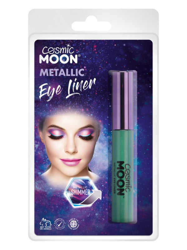 Cosmic Moon Metallic Eye Liner, Green Dress Loud