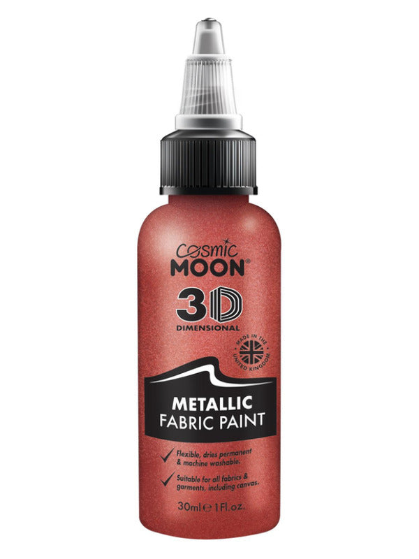 Cosmic Moon Metallic Fabric Paint, Red Dress Loud