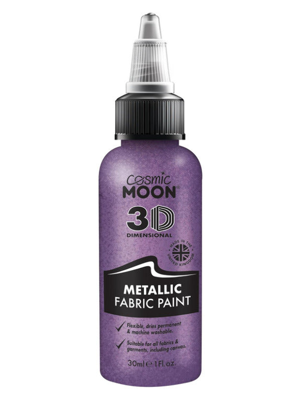 Cosmic Moon Metallic Fabric Paint, Purple Dress Loud