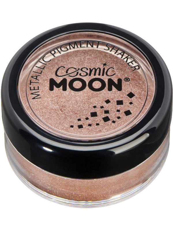 Cosmic Moon Metallic Pigment Shaker, Rose Gold Dress Loud