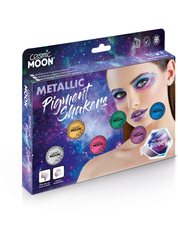 Cosmic Moon Metallic Pigment Shaker, Assorted Dress Loud