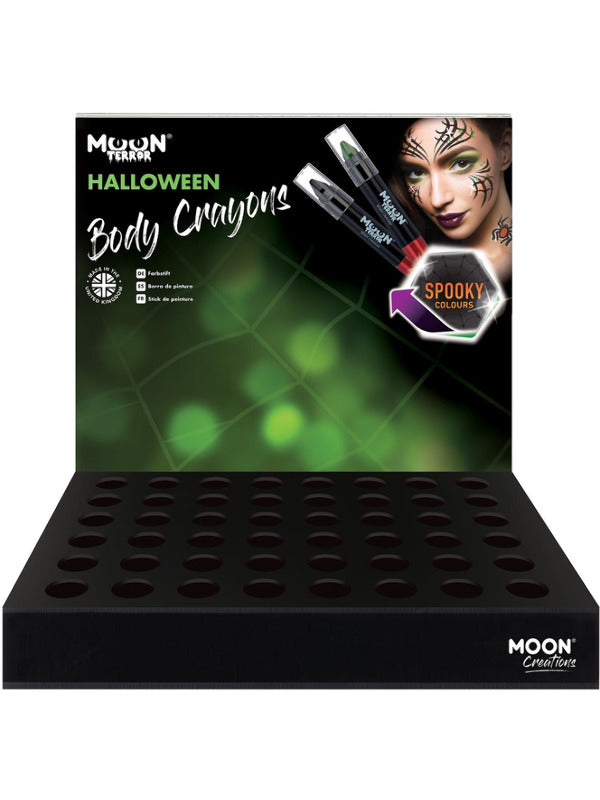 Moon Terror Halloween Body Crayons, Assorted Dress Loud