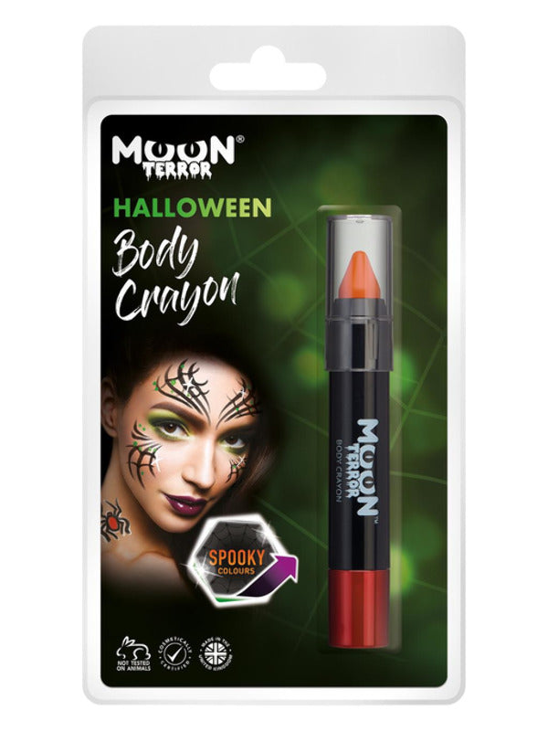 Moon Terror Halloween Body Crayons, Orange Dress Loud