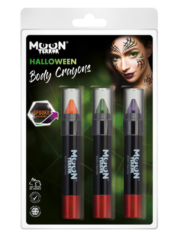 Moon Terror Halloween Body Crayons, Dress Loud