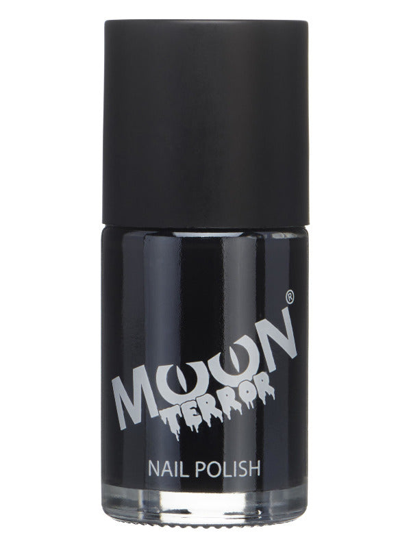 Moon Terror Halloween Nail Polish, Black Dress Loud