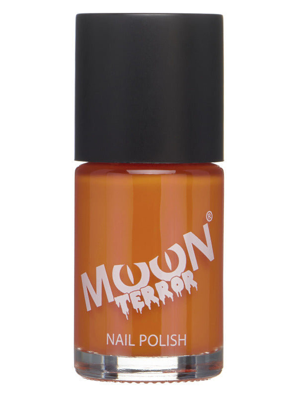Moon Terror Halloween Nail polish, Orange Dress Loud