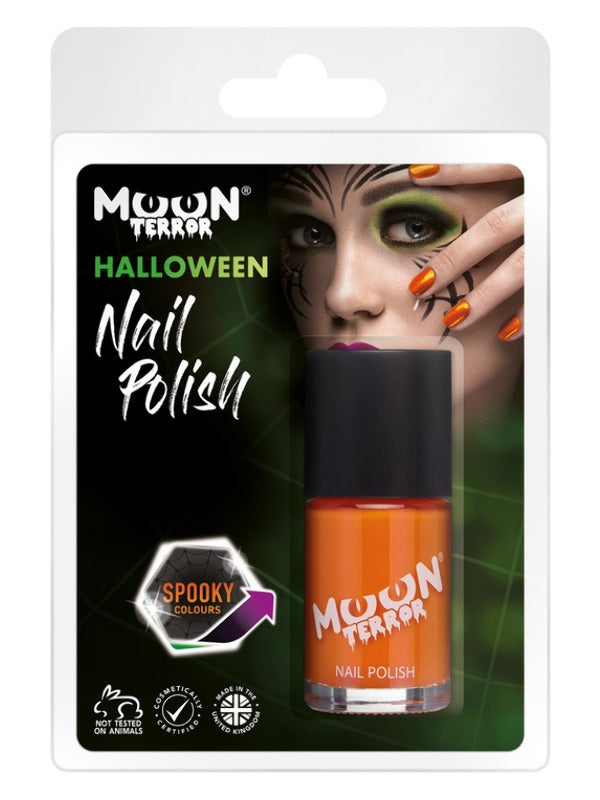Moon Terror Halloween Nail Polish, Orange Dress Loud