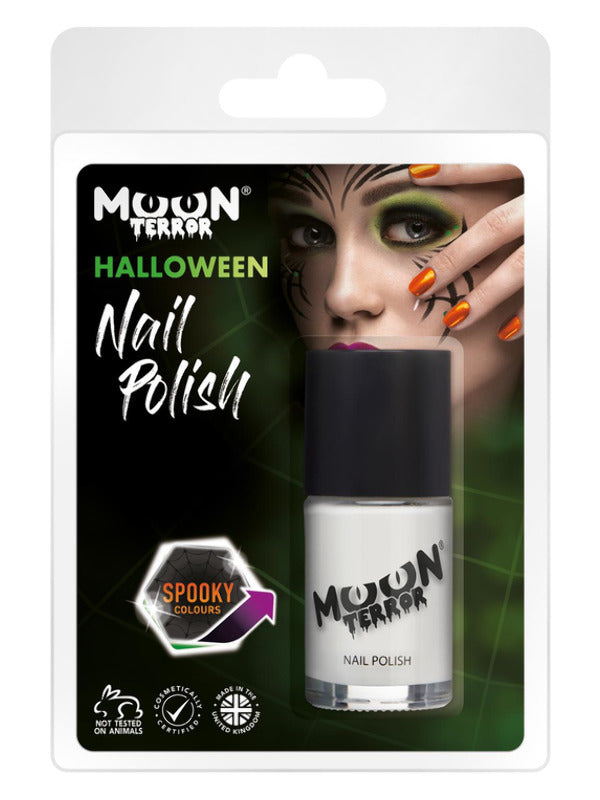 Moon Terror Halloween Nail Polish, White Dress Loud