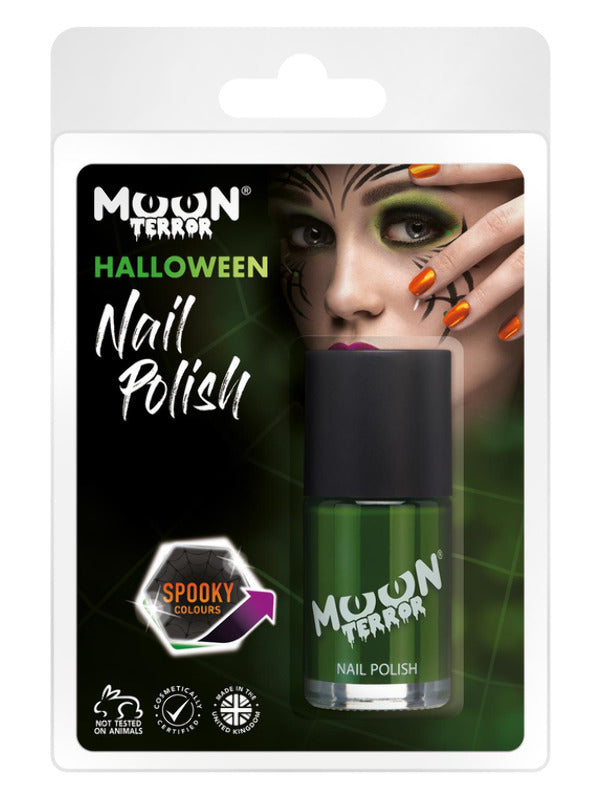 Moon Terror Halloween Nail Polish, Green Dress Loud