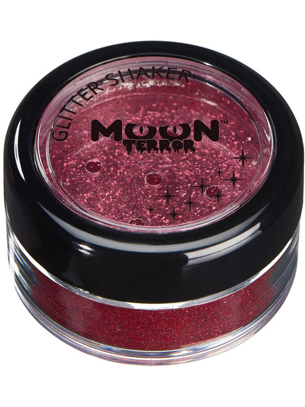 Moon Terror Halloween Glitter Shakers, Red Dress Loud