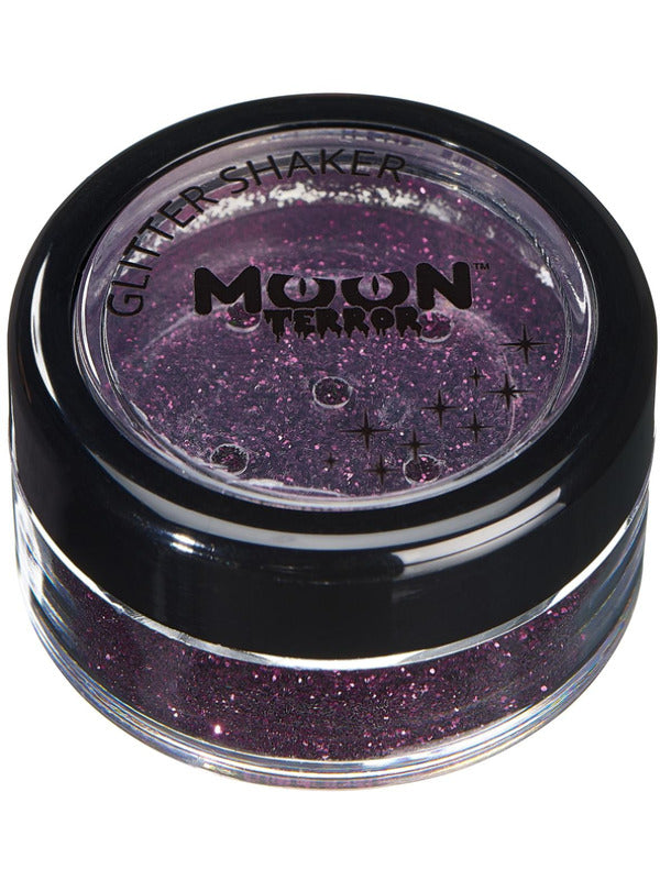Moon Terror Halloween Glitter Shakers, Purple Dress Loud